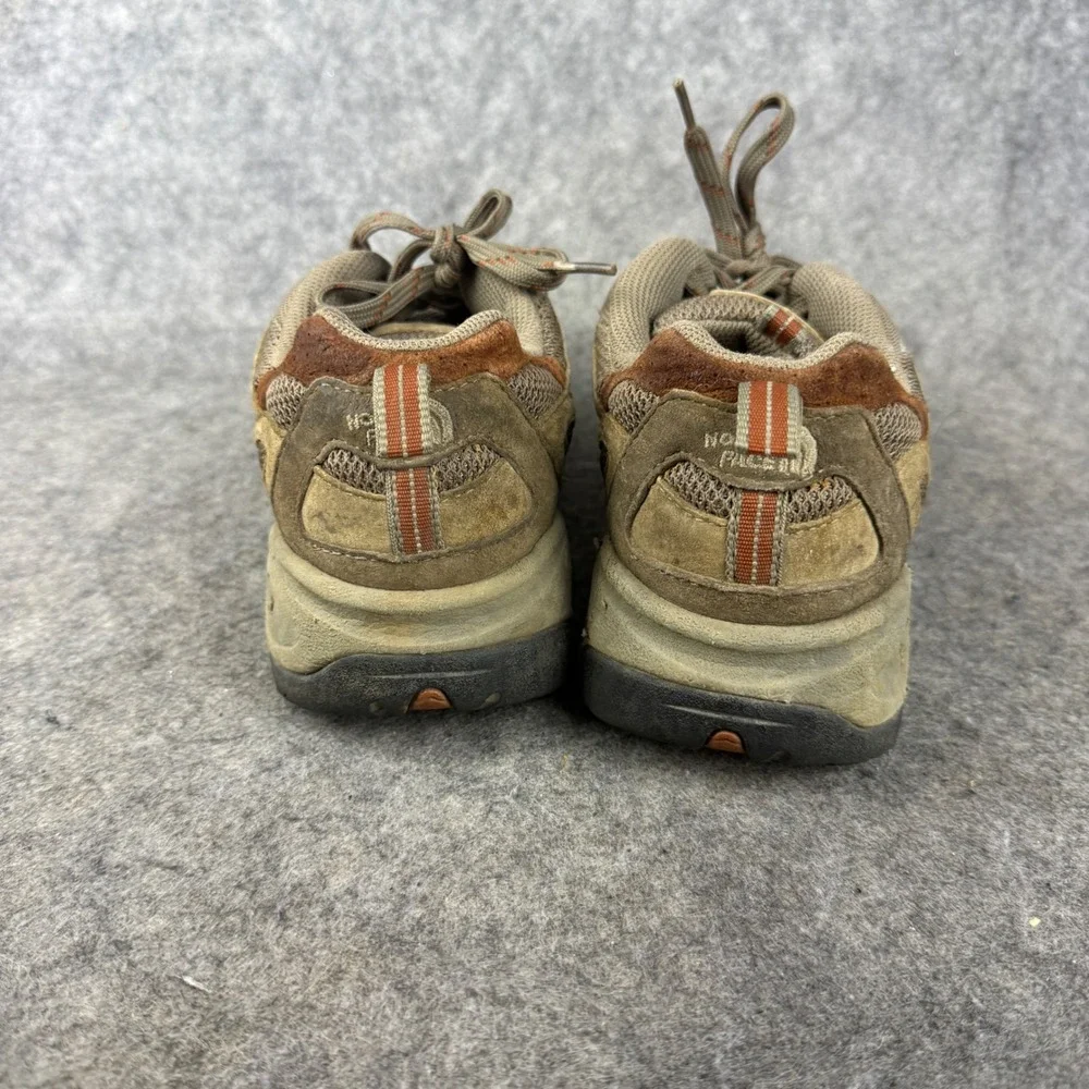 The North Face Womens Tan Brown Trail Hiking Shoes TNF Trail Grip Size 8